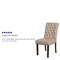 Flash Furniture 18.5 W, 27.5 L, 39.75 H 6-BT-P-BG-LEA-GG - alternate 10